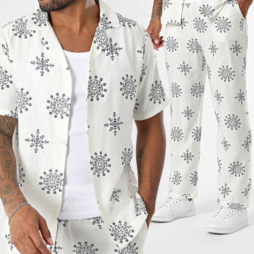 Classic Series - Ensemble Chemise Manches Courtes Et Pantalon 132 Beige Clair