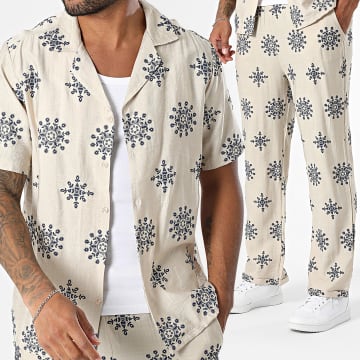 Uniplay - Short-sleeved Shirt and Trouser Set 132 Beige