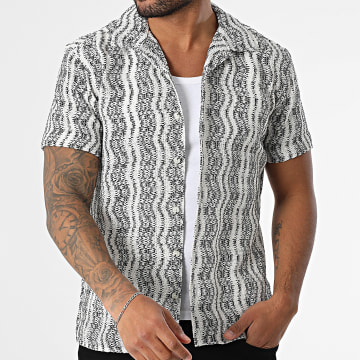 Classic Series - Chemise Manches Courtes 026 Blanc Noir