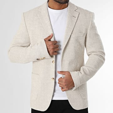 Mackten - Veste Blazer 025 Beige Chiné