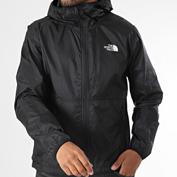 The North Face - Cortavientos con capucha Cyclone A8B64 Negro