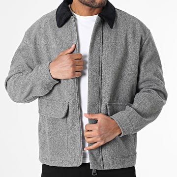 Uniplay - Giacca con zip 177 grigio screziato