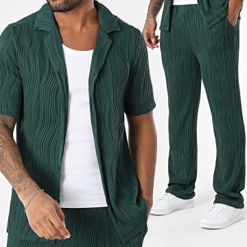 Uniplay - Ensemble Chemise Manches Courtes Et Pantalon 131 Vert Foncé