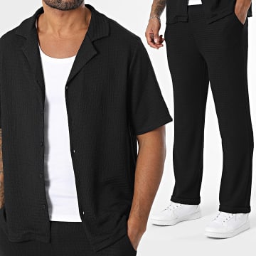 Uniplay - Ensemble Chemise Manches Courtes Et Pantalon 126 Noir