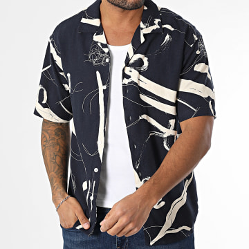 Uniplay - Camisa Manga Corta 126 Azul Marino Beige