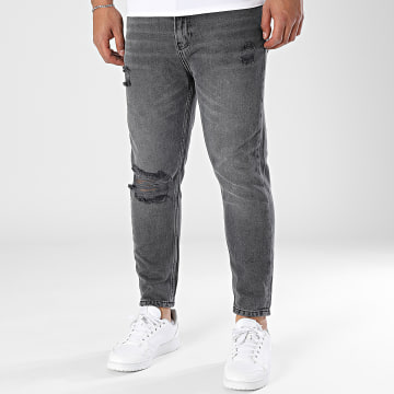 2Y Premium - Jeans slim grigio antracite