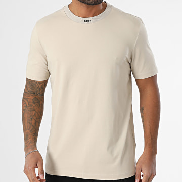 BOSS - Maglietta a coste oversize 50537836 Beige