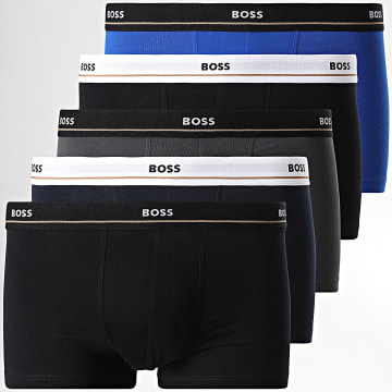 BOSS - Lot Von 5 Boxershorts 50531660 Schwarz Königsblau Marinegrau Anthrazit