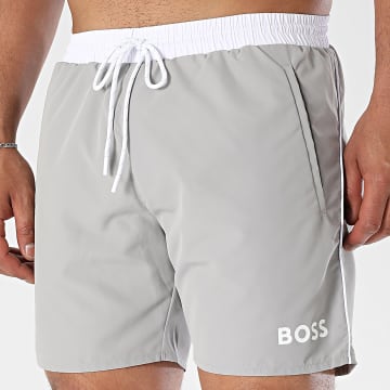 BOSS - Shorts de baño Starfish 50514429 Gris