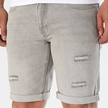 Classic Series - Short Jean Kaden Holes Gris