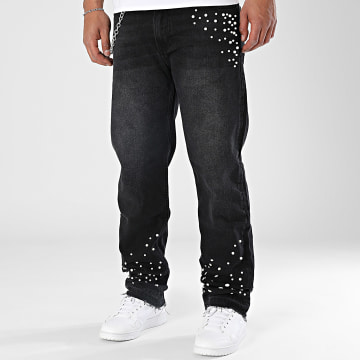 Classic Series - 112 Jeans neri dal taglio regolare