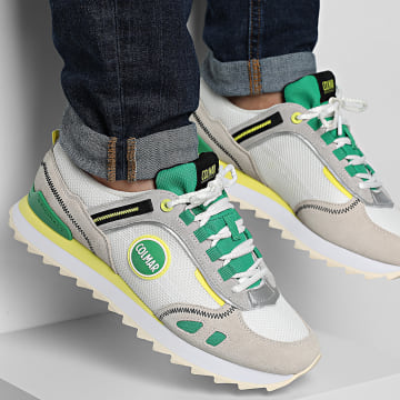 Colmar - Zapatillas Travis Sport Crisp 018 Blanco Verde Lima