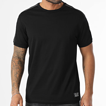 EA7 Emporio Armani - Tee Shirt A Bandes 7M000138-AF10375 Noir Gris