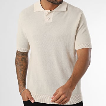 Frilivin - Polo Manches Courtes Maille 515 Beige