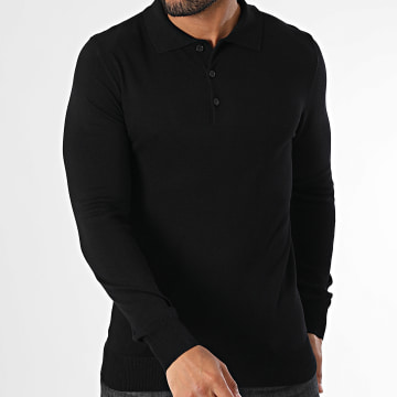 Frilivin - Polo a maniche lunghe 331 nero