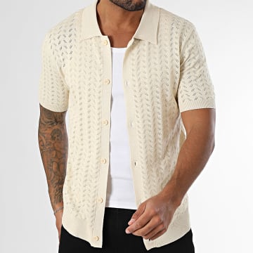 Frilivin - Camisa Manga Corta 395 Beige