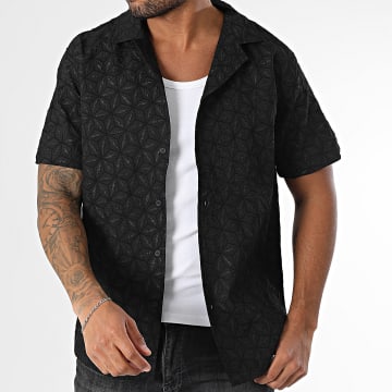 Frilivin - 731 Camisa negra de manga corta