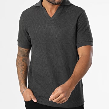 Frilivin - Polo Manches Courtes W63 Gris Anthracite