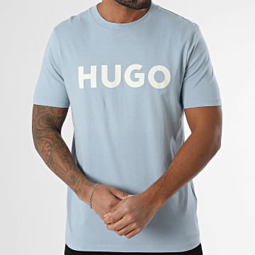 HUGO - Tee Shirt Dulivio 50467556 Bleu Clair