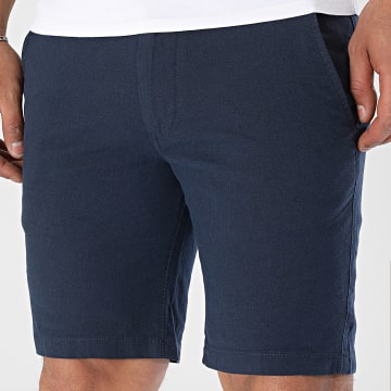 Jack And Jones - Pantaloncini chino blu navy