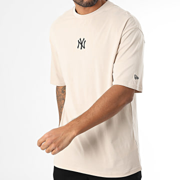 New Era - Tee Shirt Oversize Large MLB Le Midi NY Yankees 60675747 Beige