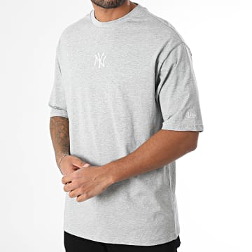 New Era - Tee Shirt Oversize Large MLB Le Midi NY Yankees 60675750 Heather Grey