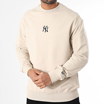 New Era - Sudadera cuello redondo MLB Le Midi NY Yankees 60675754 Beige