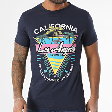 Paname Brothers - T-Shirt 105 Marineblau