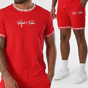 Project X Paris - Set di maglietta e pantaloncini da jogging 2310019 2340019 Rosso