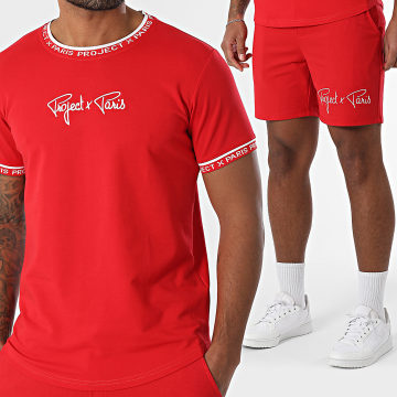 Project X Paris - Set di maglietta e pantaloncini da jogging 2310019 2340014 Rosso