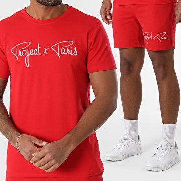Project X Paris - Set di maglietta e pantaloncini da jogging 1910076 2340014 Rosso