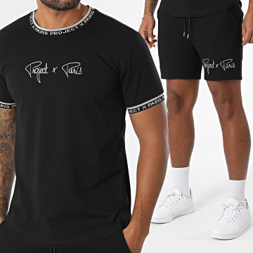 Project X Paris - Set di maglietta e pantaloncini da jogging neri 2310019 2340014
