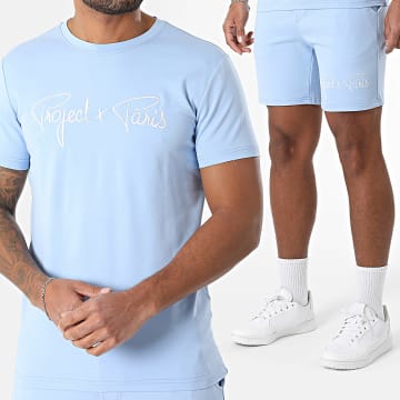 Project X Paris - Set di maglietta e pantaloncini da jogging 1910076 2340014 Azzurro