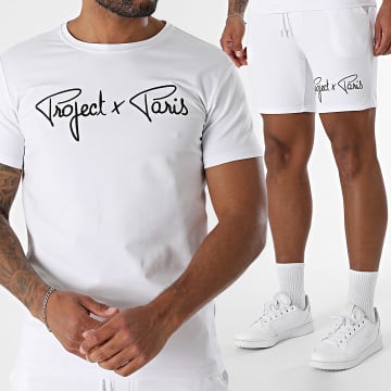 Project X Paris - Set T-Shirt Und Jogginghose 1910076 2340014 Weiß