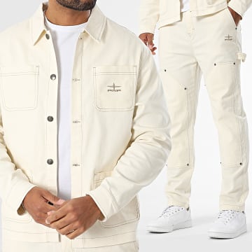 Project X Paris - Ensemble Surchemise Et Pantalon 2533149 2544149 Beige Clair