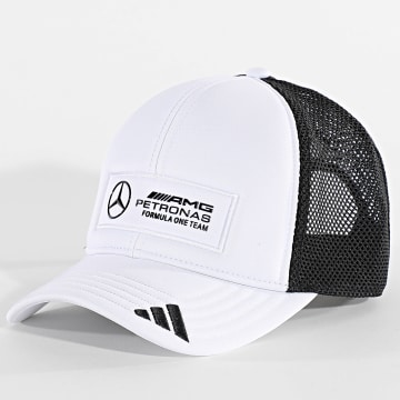Adidas Sportswear - Casquette Trucker Mercedes JX6451 Blanc Noir