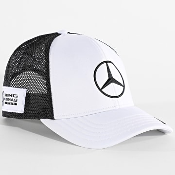 Adidas Sportswear - Casquette Trucker Mercedes KA8015 Blanc Noir