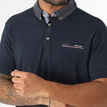 Deeluxe - Polo Manches Courtes Sofast 05T2101M Bleu Marine
