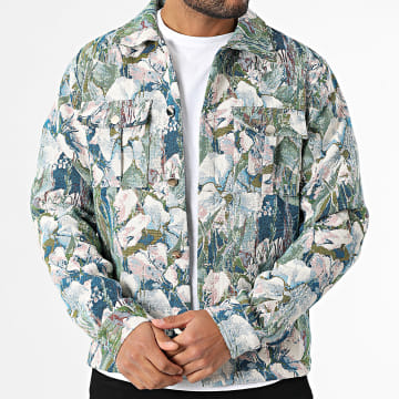 Frilivin - Veste O83 Vert Bleu Clair