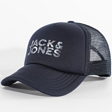 Jack And Jones - Casquette Trucker Drew Bleu Marine