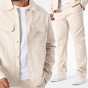 KZR - Ensemble Veste Jean Et Jean 116 Beige