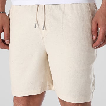 Only And Sons - Short Jogging Tel Linen Rufus Beige Chiné