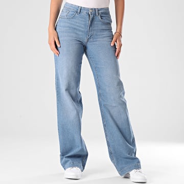 Only - Jean Large Femme Mishy Bleu Denim