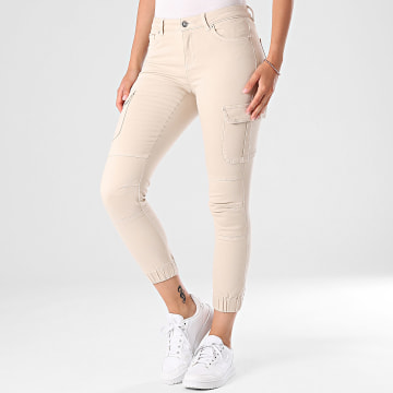 Only - Cargo-Hose Skinny Damen Missouri Hellbeige