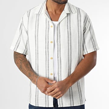Produkt - Mads Camisa de manga corta a rayas blancas y negras