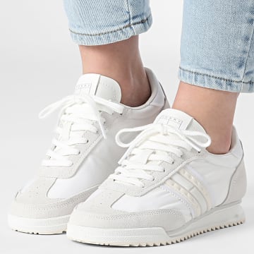 Tommy Jeans - Baskets Femme Tjw Retro Runner Cleated 2717 Ecru