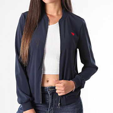 Vero Moda - Veste Bomber Femme Coco Bleu Marine