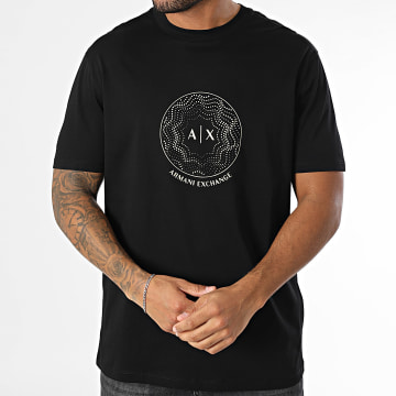 Armani Exchange - Tee Shirt XM000327-AF10364 Noir Doré