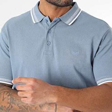 Kaporal - Polo-Shirt Kurzarm Jarod Blau Grau