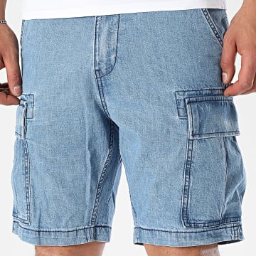Levi's - 001KG Pantaloncini Cargo Blu Denim Jean
